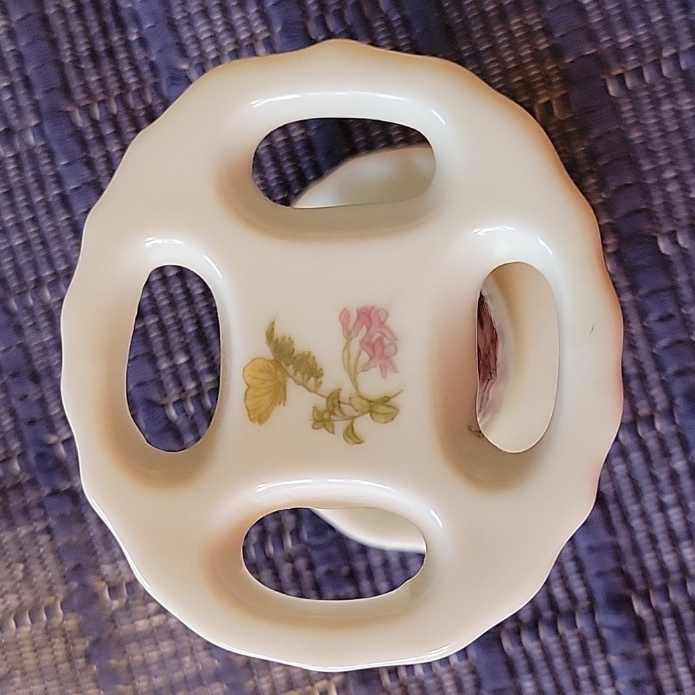 FERN 80's vintage porcelain toothbrush Holder - Picture 4 of 8